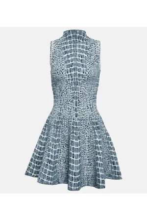 Alaïa Alaïa Vestido corto en jacquard