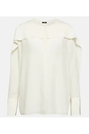 Joseph Blusa Balard de crepé de seda
