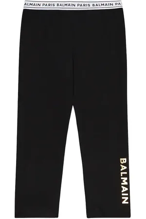 Balmain Bebé - leggings de jersey con logo
