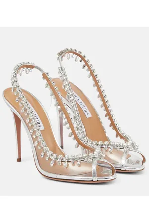 Aquazzura Sandalias Temptation 105 adornadas
