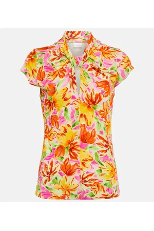 DRIES VAN NOTEN Top con estampado floral