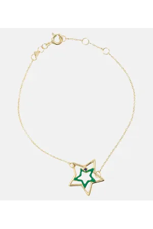Aliita Pulsera Estrella de oro de 9 ct con esmalte y zafiro