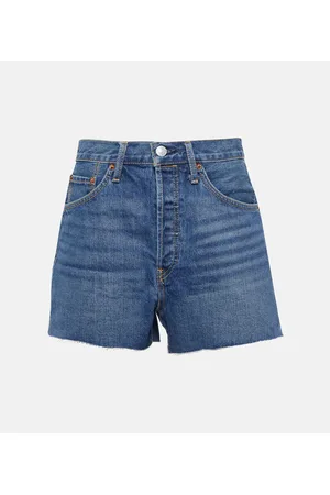 RE/DONE Shorts 50s de tiro alto