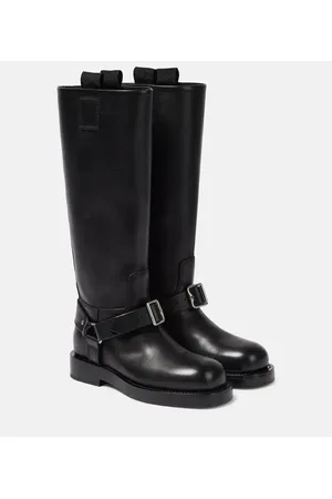 Burberry Botas altas Saddle de piel