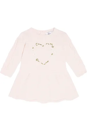 Tartine Et Chocolat Bebé - vestido en mezcla de lana bordado