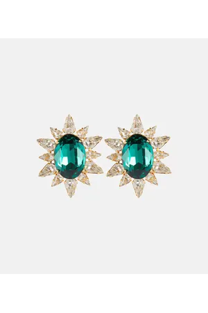 Jennifer Behr Pendientes Gemma adornados con cristales