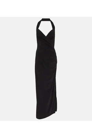 Norma Kamali Vestido largo halter
