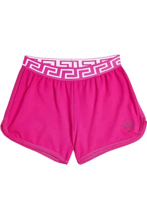 VERSACE Shorts Greca de jersey de algodón