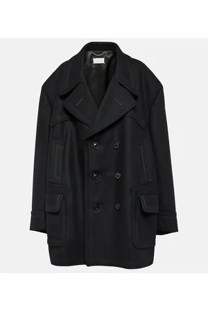 Maison Margiela Abrigo Kaban en mezcla de lana oversized