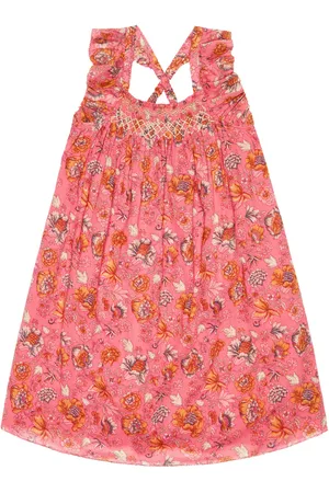 Louise Misha Vestido Mystralia de algodón floral