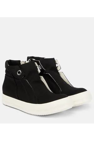 Rick Owens Zapatillas altas Dunk en denim