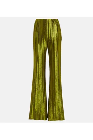 GALVAN Pantalones Nuage plisado