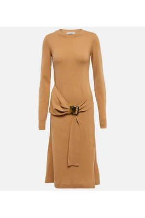 J.W.Anderson Vestido midi Bucked de lana