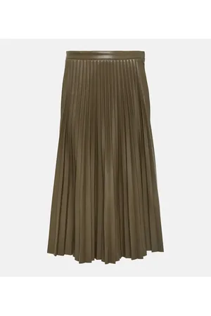 Proenza Schouler Falda midi White Label de piel sintética