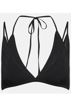DION LEE Top Modular Butterfly de malla