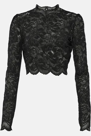 Paco rabanne Top de encaje floral