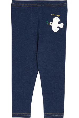 Mini Rodini Bebé - x Wrangler leggings Peace Dove