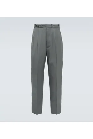 Maison Margiela Pantalones en gabardina de lana virgen