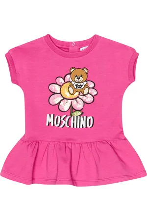 Moschino Bebé - vestido de jersey en mezcla de algodón