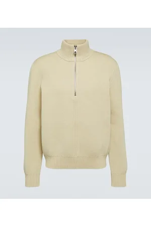Bottega Veneta Jersey de lana con cremallera parcial