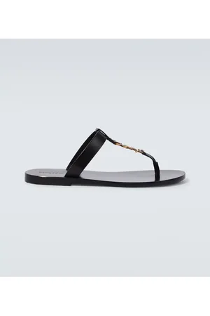 Saint Laurent Sandalias Cassandre de piel