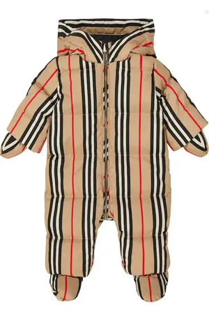 Burberry Bebé - body de plumas Archive Check