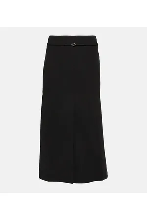 Ganni Falda midi de algodón