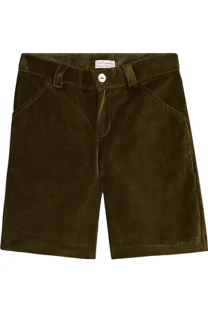 La Coqueta Shorts Lucas de terciopelo de algodón