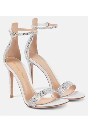 Gianvito Rossi Sandalias de novia Glam en satén