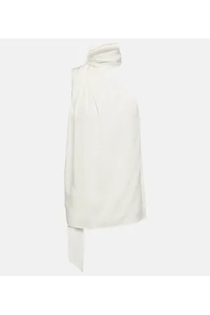 Stella McCartney Top de crepé con un solo hombro