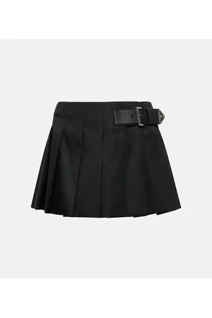 Prada Minifalda plisada