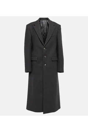 WARDROBE.NYC Abrigo de lana de botonadura simple