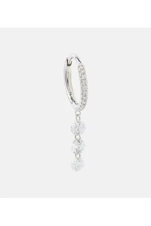 PERSÉE Persée Pendiente individual de oro de 18 ct con diamantes