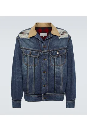 Maison Margiela Chaqueta en denim desgastado