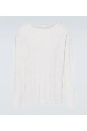COMMAS Camiseta de algodón y lino