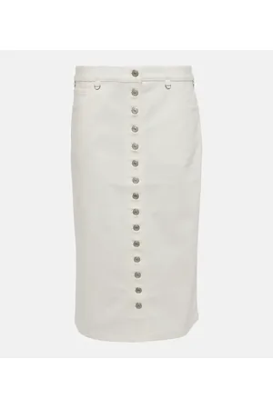 Courrèges Courrèges Falda midi Multiflex de denim