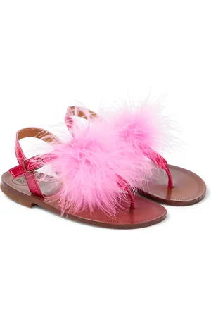 PèPè PèPè Sandalias Vernice de piel con plumas