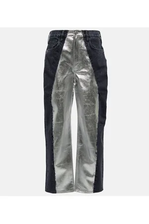 Frame Jeans rectos Pieced de tiro medio