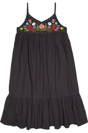 BONPOINT Vestido Thunder Anya de popelín