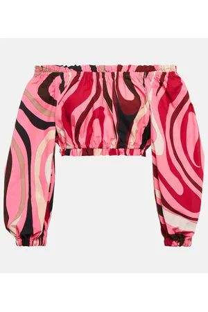 Puccini Crop top Marmo de algodón