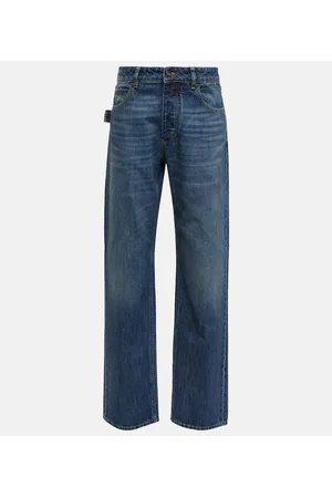 Bottega Veneta Jeans rectos de tiro alto