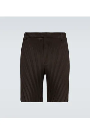 VALENTINO Shorts de nylon técnico plisado