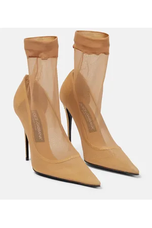 Dolce & Gabbana X Kim botines calcetín de tul con elastano
