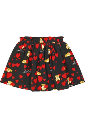 Moschino Falda estampada en mezcla de algodón