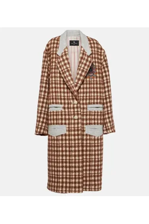 Etro Abrigo de mezcla de lana
