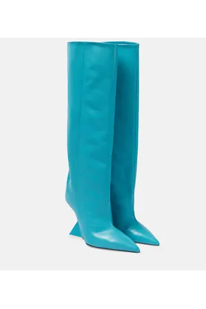 The Attico Botas altas Cheope de piel