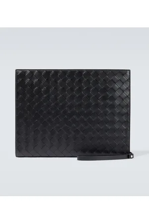Bottega Veneta Portadocumentos de piel Intrecciato