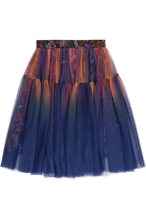 PAADE Falda de tul y jersey floral