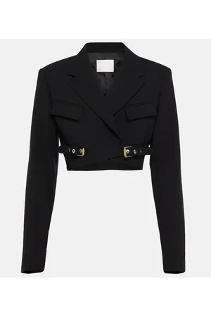 DION LEE Blazer Interlock cropped