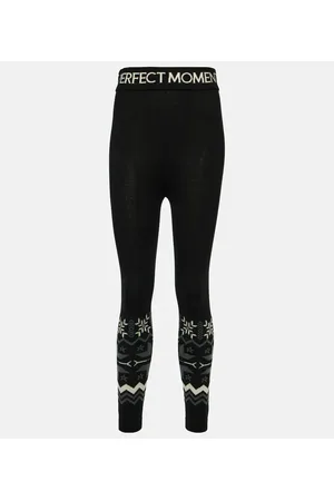 Perfect Moment Leggings Nordic de lana en intarsia